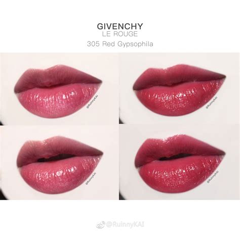 givenchy 305 red gypsophila|Givenchy Le Rouge A Porter Whipped Lipstick, 305 Red .